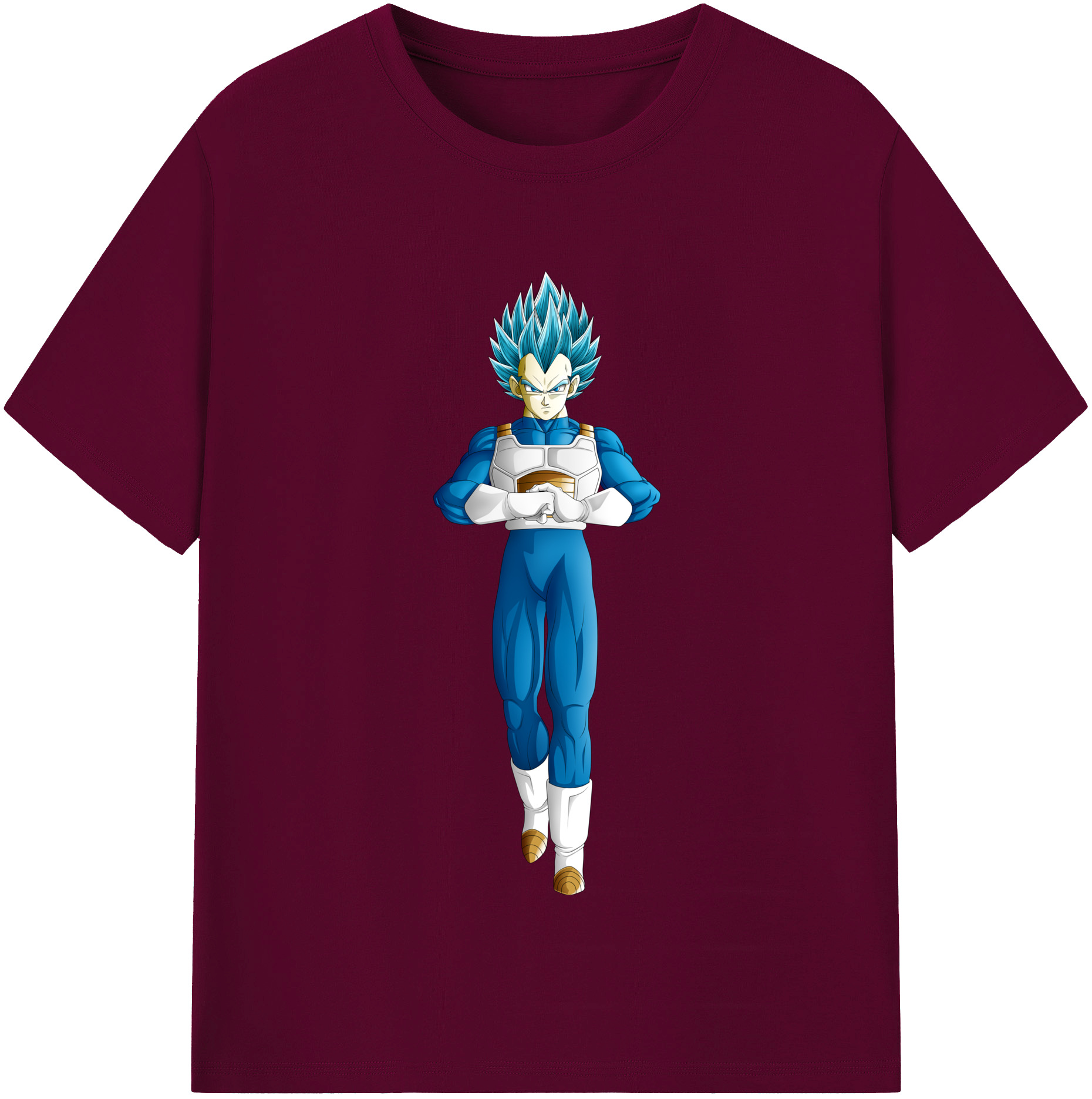 （画像用） ドラゴンボール ベジータ四世（Bejīta Yonsei）DRAGON BALL Vegeta IV レディースカジュアルプリントTシャツ（綿100％）